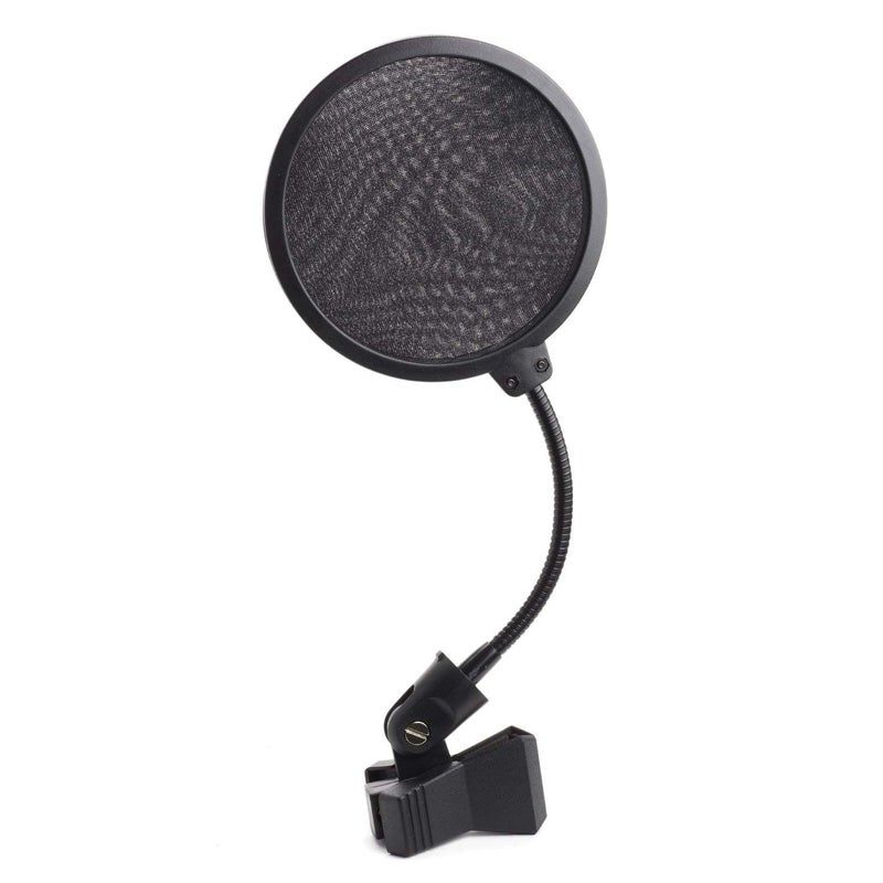 OnStage On-Stage ASVS4-B 4" Microphone Pop Filter with Clothes-Pin Style Clip