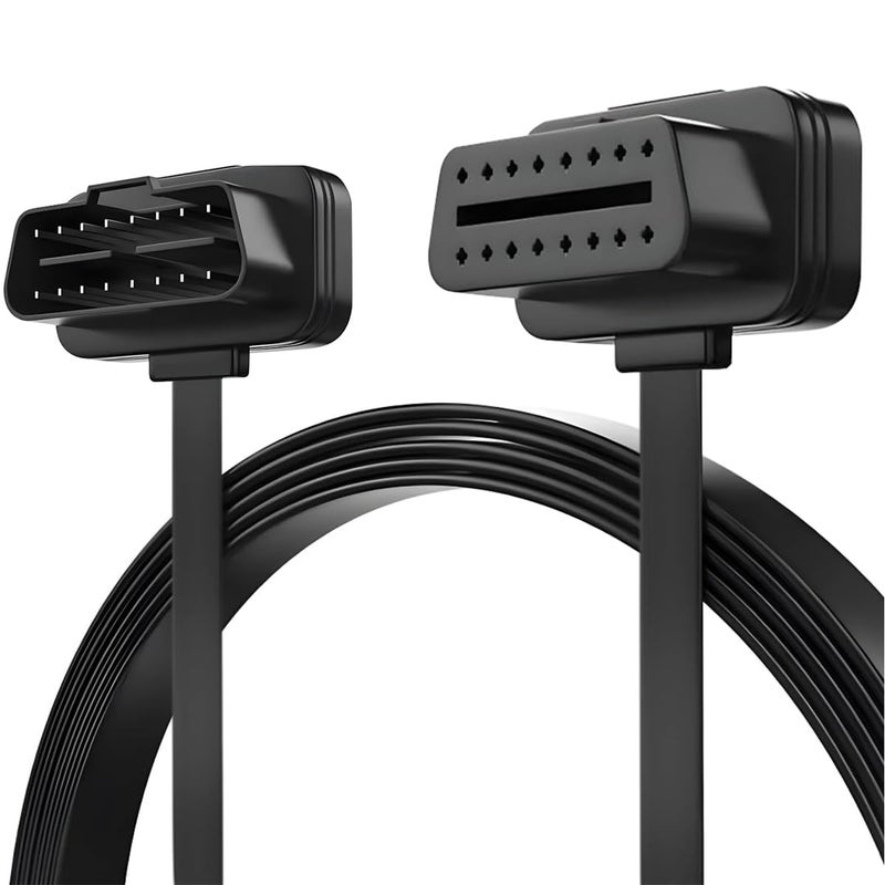 STHIRA كابل تمديد OBD2 STHIRA® بطول 23.6 بوصة 16-دبوس ذكر إلى أنثى لموصل OBDII لأدوات تشخيص السيارات، وقارئات الأكواد، وأجهزة المراقبة - Image 1