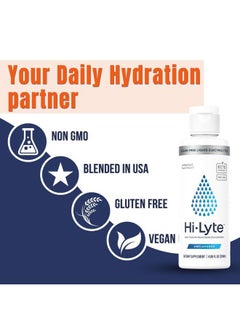 Hi-Lyte Concentrate Electrolyte Supplement for Immune Support and Rapid Hydration (3 Bottles) | NO Calories NO Sugar | 20%+ More Potassium, Magnesium & Zinc | 144 Servings  - Image 4