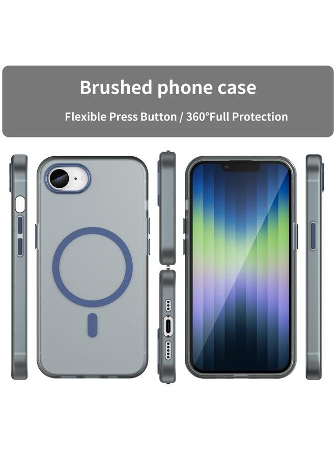 S-TOP Case For iPhone 16e MagSafe Frosted Translucent TPU + PC Full Coverage Phone Case - Image 2