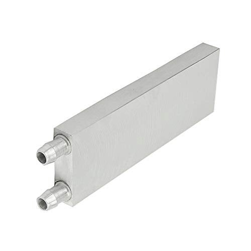 BXQINLENX Aluminum Water Cooling Block for CPU Graphics Radiator Heatsink 40x 120(White) - Image 3