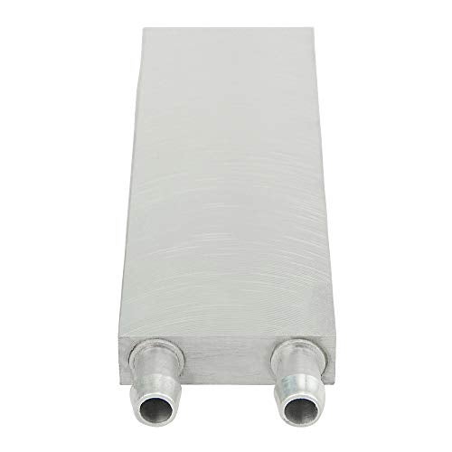 BXQINLENX Aluminum Water Cooling Block for CPU Graphics Radiator Heatsink 40x 120(White) - Image 4