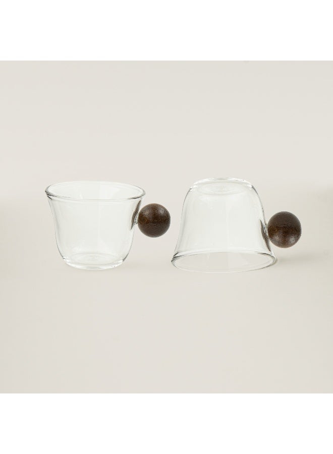 Dallaty 6Pcs Coffee Cup Set With Wooden Handles - Image 2