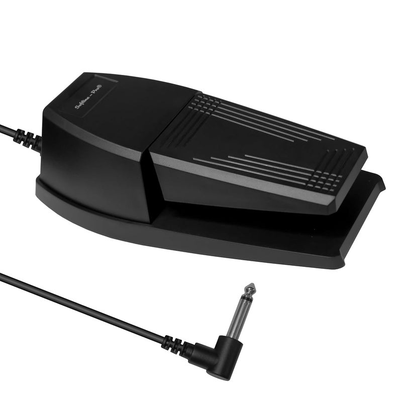 Softline Pro Universal Sustain Pedal for Keyboard, Damper Foot Switch Pedal, 1/4 Inch Jack for Yamaha Casio Roland Korg Behringer Digital Pianos, Electronic Keyboards and Midi Keyboards, SP-139 - Image 1