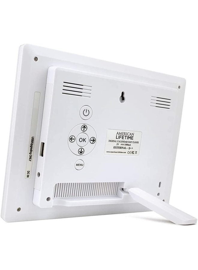 VIF Inch Lcd Big Font Digital Clock Machine Electronic Calendar Alarm Clock Digital Clock Clock For The Elderly - Image 5