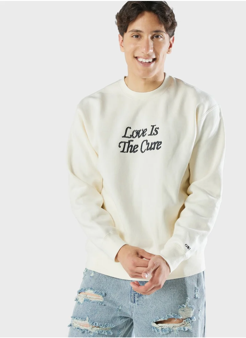 OBEY Love Is The Cure Sweatshirt