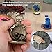 CZYY DND 6mm Micro Polyhedral Dice Set with Pocket Watch Shell Case Perfect for Dungeons and Dragons Tabletop RPG and Cards Board Games Bronze - Image 4