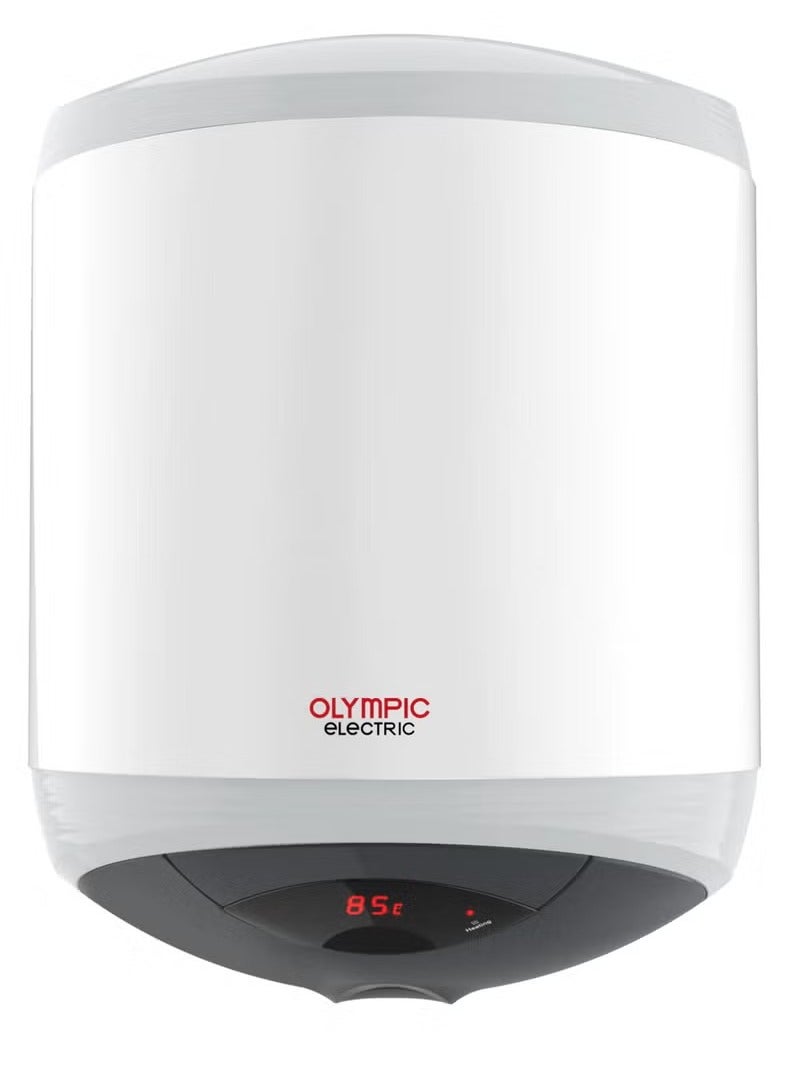 أوليمبيك سخان كهرباء اوليمبيك اليكتريك هيرو تربو ديجيتال 50 لتر,ابيض-945105437 - Image 1