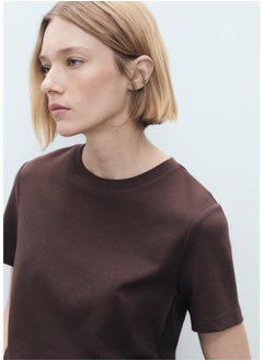 MANGO Short-Sleeved Cotton T-Shirt  - Image 3