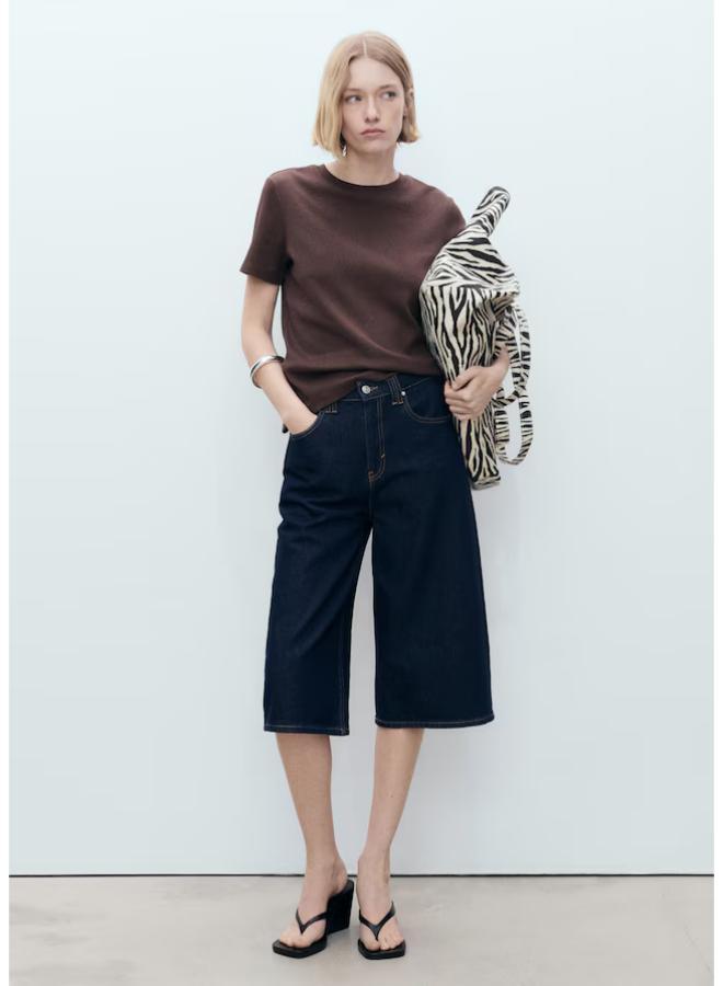 MANGO Short-Sleeved Cotton T-Shirt - Image 4