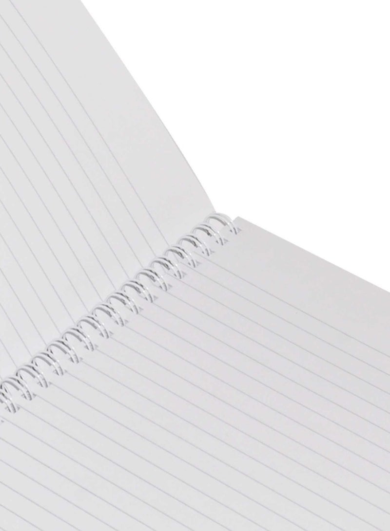 FIS LIGHT Pack of 10  Spiral Soft Cover Notebook, Single Line , 10X8 Inches (25.4 X 20.32 Cm) 100 Sheets -LINB1081706S - Image 2