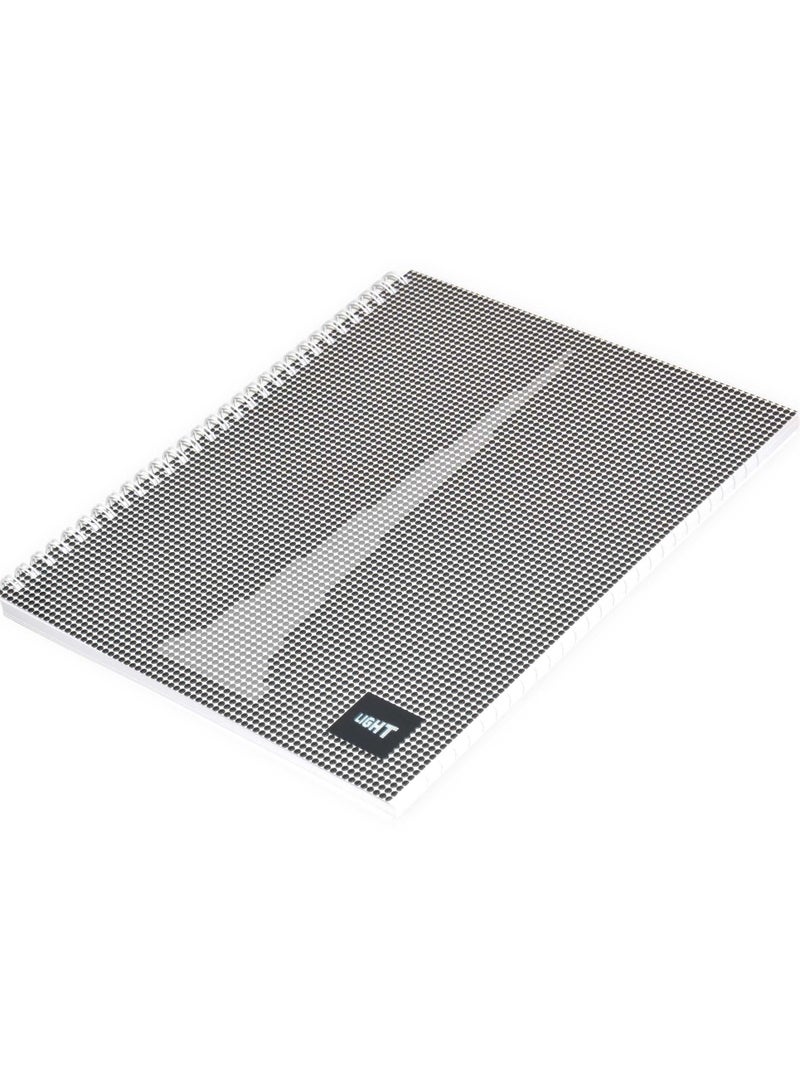 FIS LIGHT Pack of 10  Spiral Soft Cover Notebook, Single Line , 10X8 Inches (25.4 X 20.32 Cm) 100 Sheets -LINB1081706S - Image 4