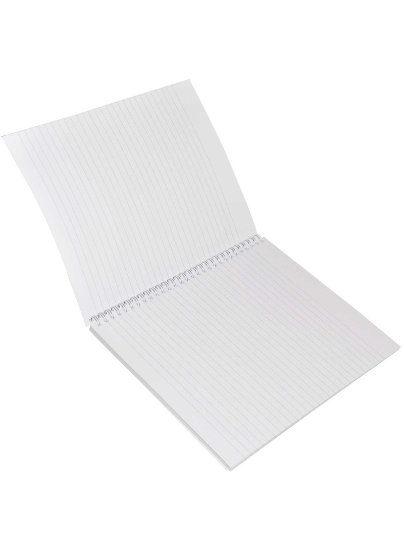 FIS LIGHT Pack of 10  Spiral Soft Cover Notebook, Single Line , 10X8 Inches (25.4 X 20.32 Cm) 100 Sheets -LINB1081706S - Image 3