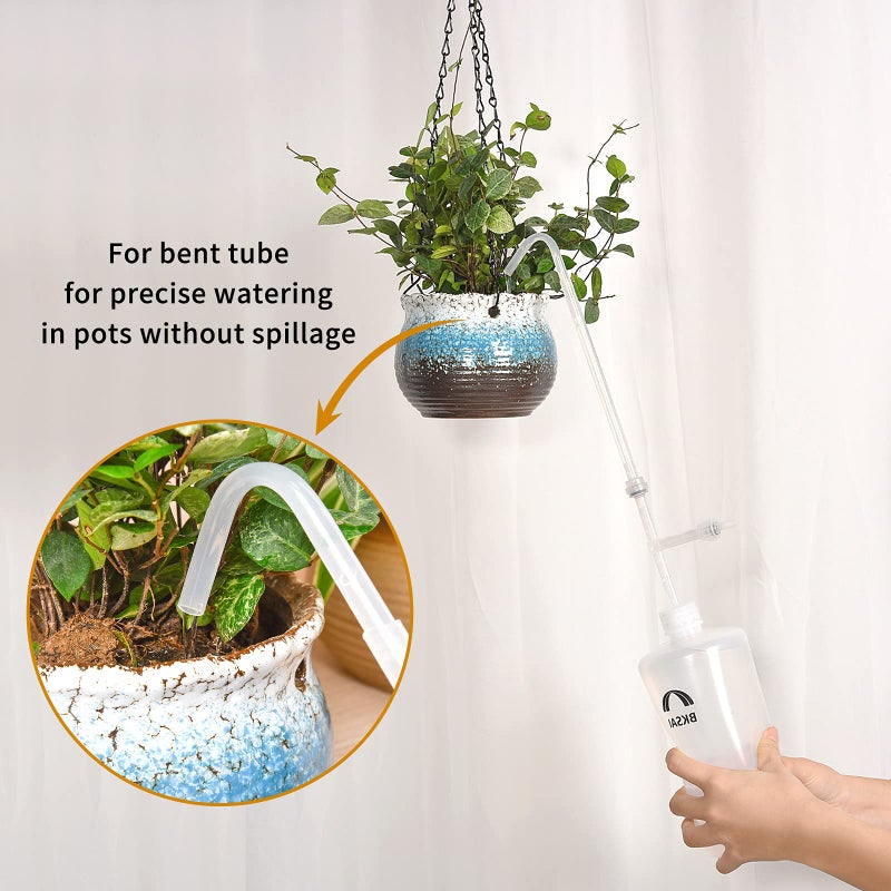 BKSAI Plant Water Bottle for Hanging Plant 33oz with Long Spout Can Watering Bottle Squeeze for Succulents Bonsai House Plants Potted Flowers Shrubs | Indoor or Outdoor - Image 5