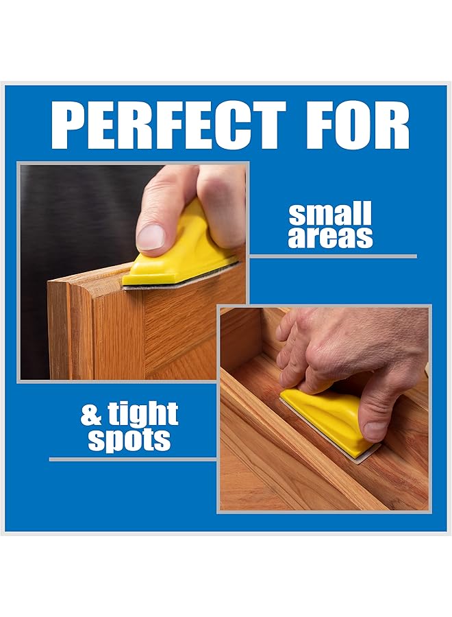 إيروريكس ماكينة صنفرة صغيرة بتفاصيل دقيقة مع 50 شريحة صنفرة ذهبية مقطوعة مسبقًا • تتضمن 10 من كل من الدرجات التالية: 80 و120 و150 و220 و400 - Image 2