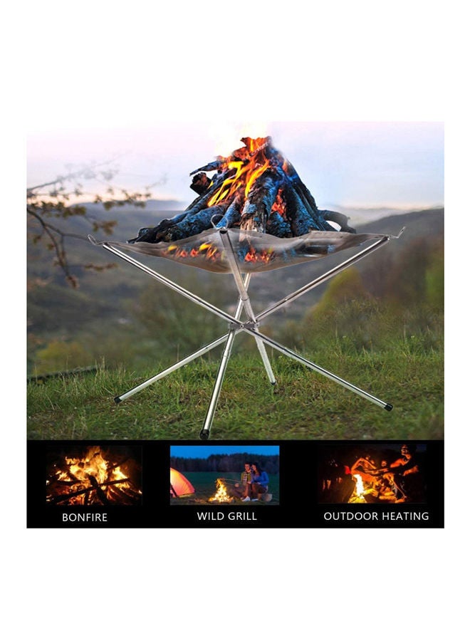 Alyashmac Folding Campfire Rack 25x10x10cm 25x10x10cm - Image 5