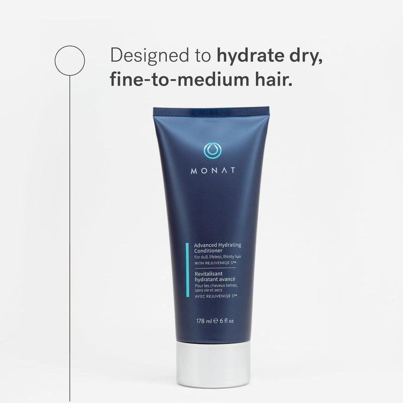 monat بلسم مونات المتقدم للترطيب - مرطب خفيف الوزن مع حمض الهيالورونيك للشعر الناعم إلى المتوسط، آمن للألوان، 178 مل (6 أونصة سائلة) - Image 2
