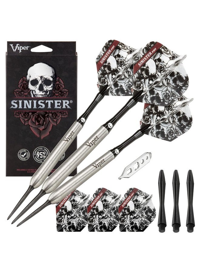 فايبر سهام Viper من GLD Products Sinister ذات الرأس المصنوع من فولاذ التنغستن بنسبة 95%، 25 جرامًا، فضية، 23-3811-25  - Image 1