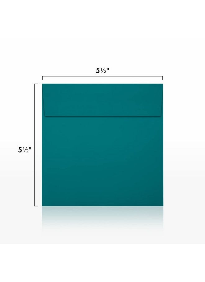 إنفيلوبس.كوم مظاريف دعوة مربعة من Luxpaper | قشر واضغط | 5 1/2 بوصة × 5 1/2 بوصة | البط البري | 80 رطل. نص | 50 الكمية  - Image 3