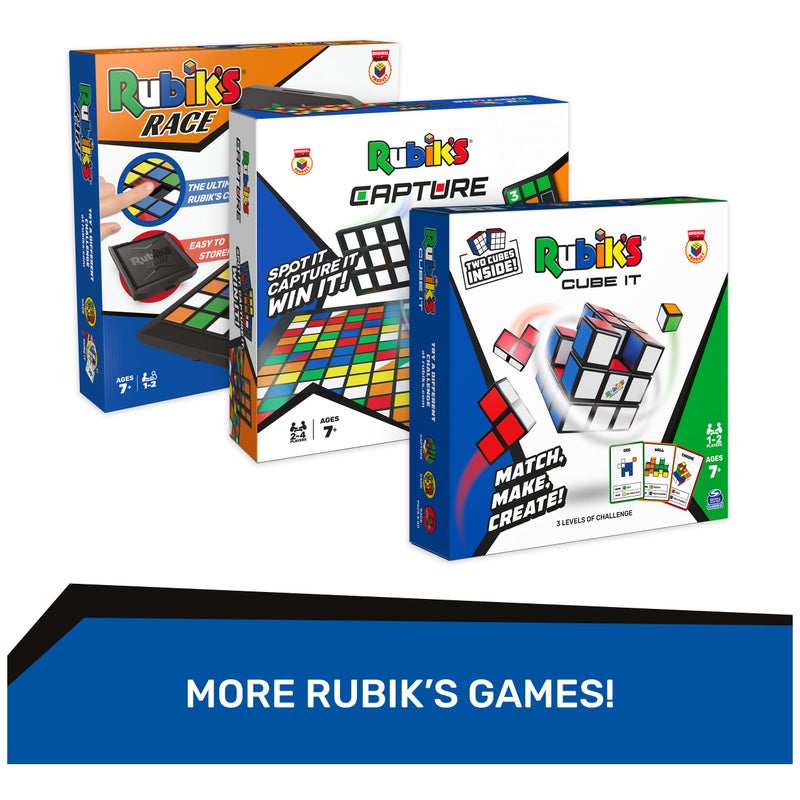 Rubik's Rubik’s Race, Classic Fast-Paced Strategy Sequence Brain Teaser Travel Board Game Two-Player Speed Solving Face-Off for Adults & Kids Ages 7 and up - Image 5