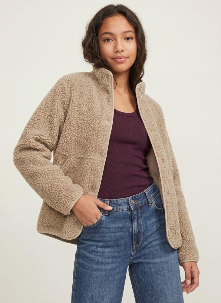 Jack & Jones Junior Youth Teddy Bomber Jacket - Image 3