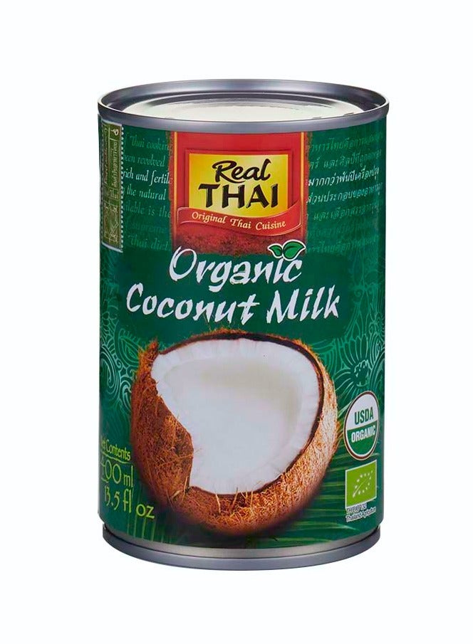 Real Thai Organic Coconut Milk 400 ml Premium Quality - Image 1