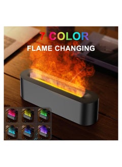 SYOSI Colorful Flame Fire Diffuser Humidifier, 7 Colors Changing Oil Diffuser, Ultra-Quiet Aroma Essential Oils Aromatherapy Diffusers for Home, Office, A Large Room Yoga, A Bedroom(Waterless Auto Off)  - Image 4