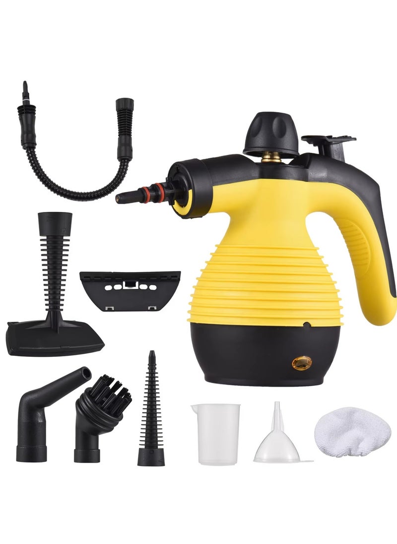 1500W Handheld Steam Cleaner, 350ml Tank, 30g/min Steam Output, 9-in-1 Accessories Set, 2m Cord - pzsku/Z431FD5EB99AEE9940F5AZ/45/1741136338/f75f8b64-95fd-4aab-91e7-8e87841e18c1