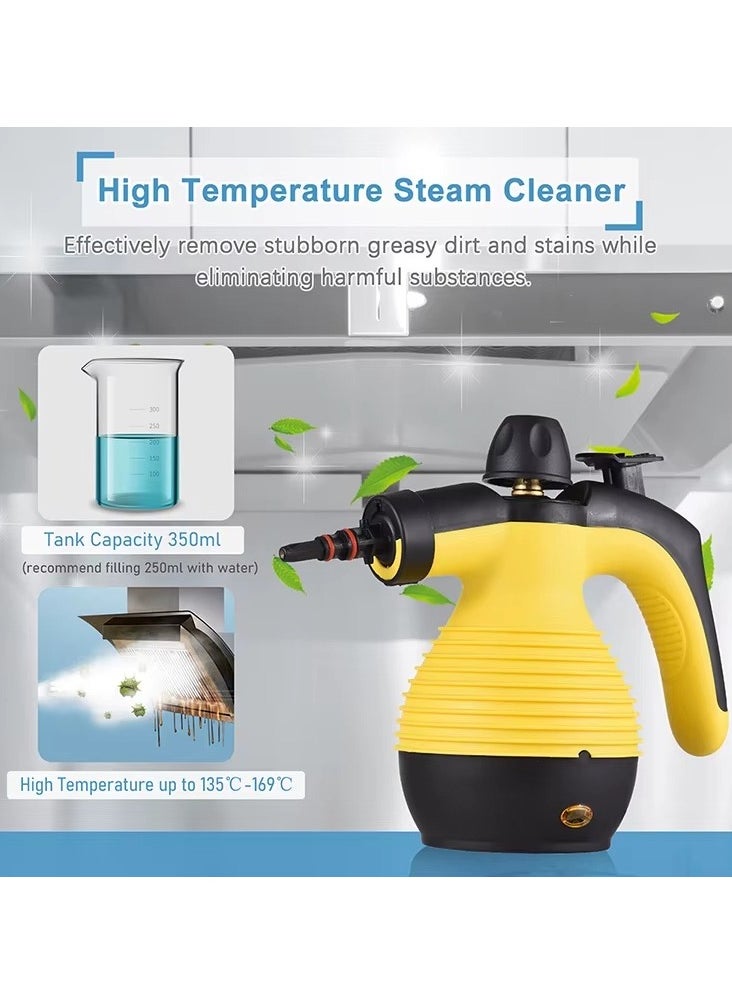 1500W Handheld Steam Cleaner, 350ml Tank, 30g/min Steam Output, 9-in-1 Accessories Set, 2m Cord - pzsku/Z431FD5EB99AEE9940F5AZ/45/1741136713/a6f327a8-6ae5-49c9-8dc9-97fe54bd9ee3