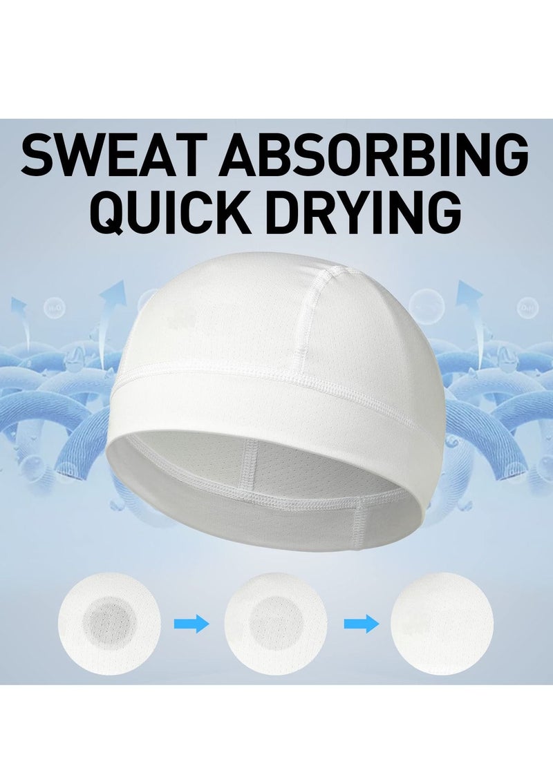 Y&D Cycling Skull Cap Under Helmet Summer Breathable Mesh Liner Sun Protection Beanie for Men Women Sweat Wicking Hat Motorcycling Football Running  - Image 3