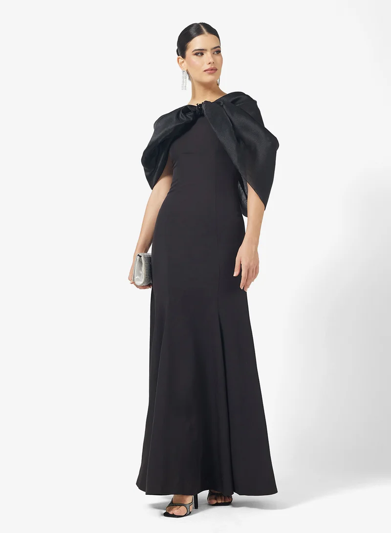 نمشي x Off Shoulder Jewel Embellished Mermaid Dress
