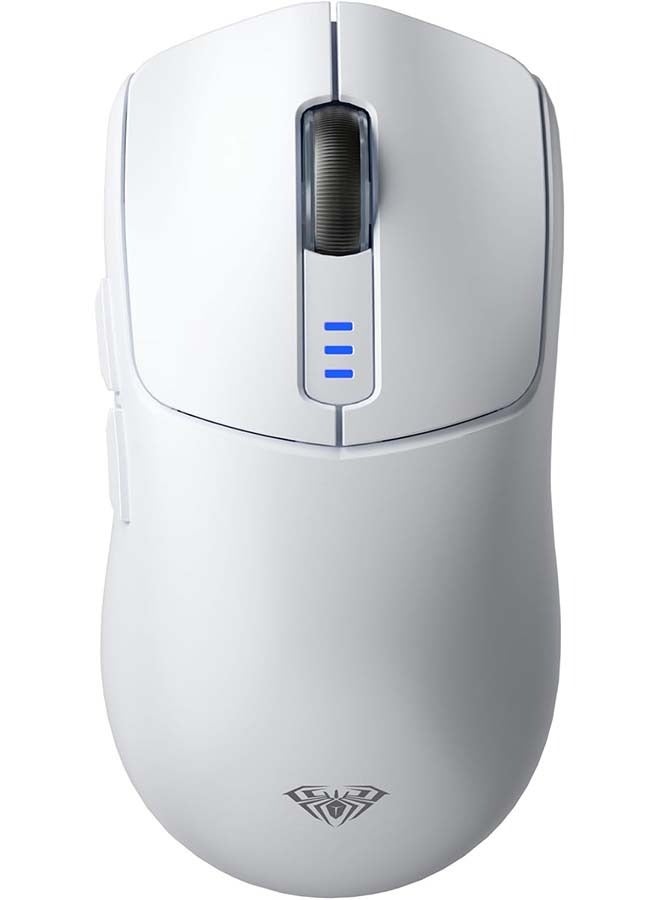 أولا ماوس ألعاب لاسلكي AULA SC580، ماوس ألعاب ثلاثي الوضع 2.4 جيجاهرتز/BT5.0/USB-C، ماوس لاسلكي قابل لإعادة الشحن بدقة 12000 نقطة في البوصة مع 6 أزرار قابلة للبرمجة، ماوس كمبيوتر مريح لأجهزة الكمبيوتر المحمولة/الكمبيوتر الشخصي/ماك/الكمبيوتر اللوحي - Image 1