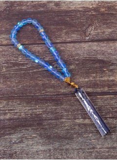 The Black Pearl Accessories Fabulous Blue Opal Stone Prayer Bead of 33 Beads  - Image 1