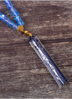The Black Pearl Accessories Fabulous Blue Opal Stone Prayer Bead of 33 Beads  - Image 4