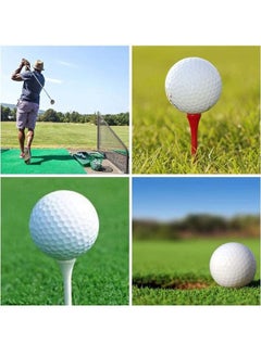 Generic Golf Tees Professional Natural Wood Golf Tees Pack of 100, Tall Golf Tees Bulk Reduce Side Spin and Friction 