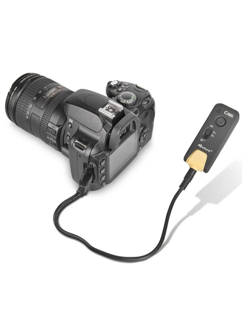 Aputure CR2N Wireless & Cable Remote for Nikon – IR + Cable Combo, Timer & Interval Function, Compatible with D3000/D80/D70/D60/D40 Series - Image 2