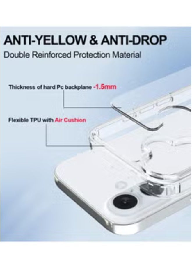 Raxoom Soft Clear TPU iPhone 16 Case – 6.1 Inch Non-Yellowing, Anti-Scratch, Shockproof Protective Cover - Image 3