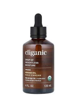 Cliganic Drop of Weightless Moisture Organic Argan Oil 4 fl oz (120 ml)  - Image 1