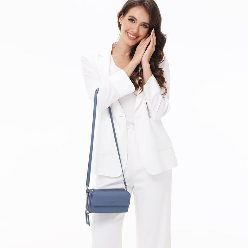 Lanyani Small crossbody bags for women RFID Wallet Purse Phone Wristlet Clucth Handbag Over Shoulder Purse - Image 2