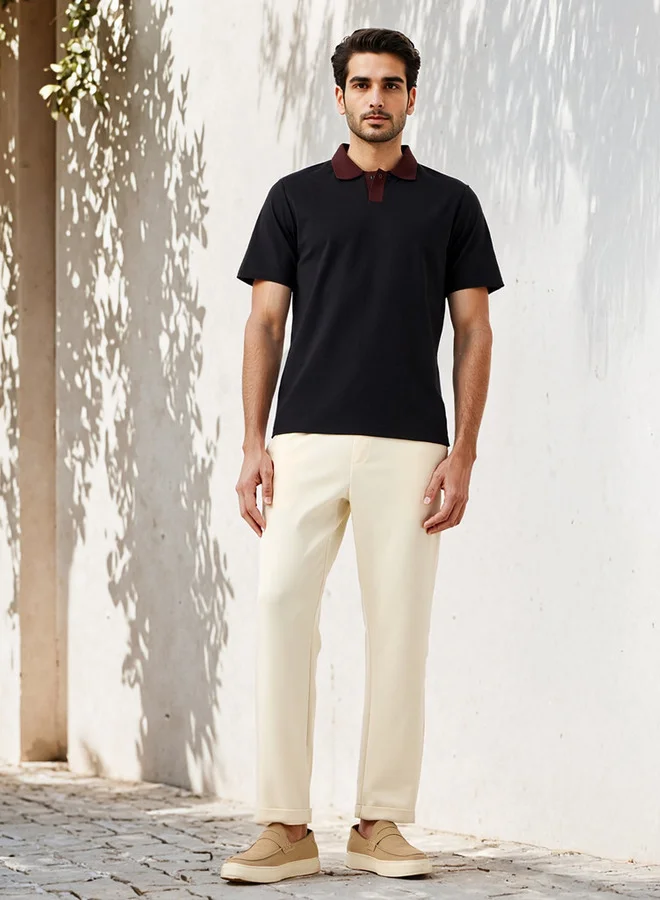 Iconic Iconic Regular Fit Polo T-shirt