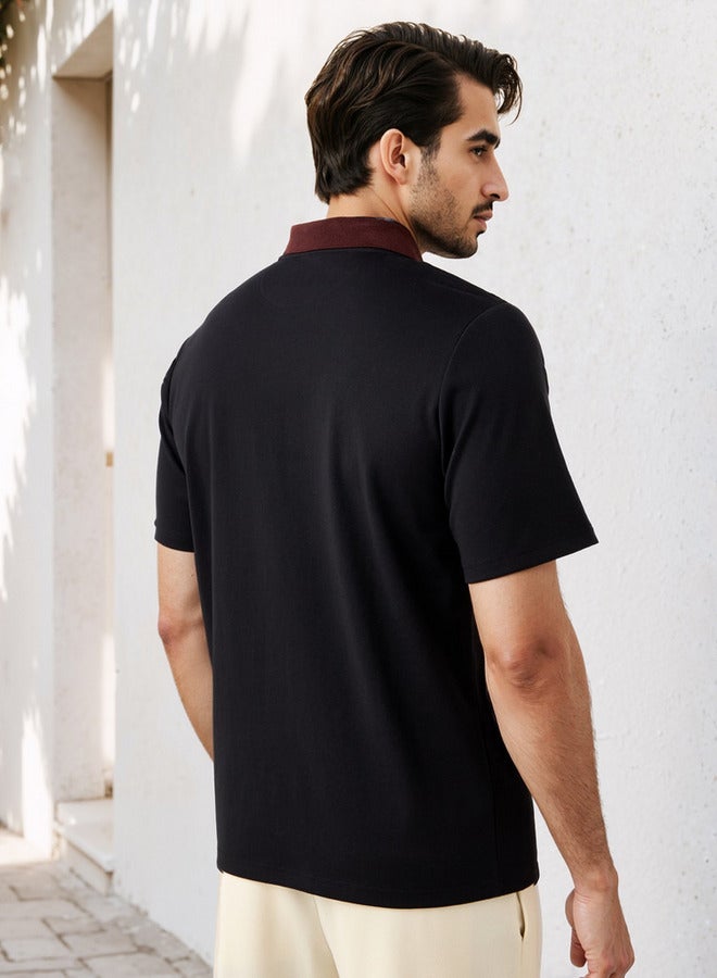 ايكونيك تيشيرت بولو أيقوني بقصة عادية - Image 3