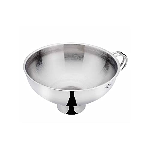 Küchenprofi 18/10 Stainless Steel Jam Funnel - Silver - Metal Funnels For Kitchen Use - Wide Mouth Kitchen Funnel - Image 1