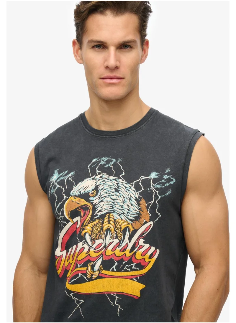 Superdry Biker Rock Relaxed Tank