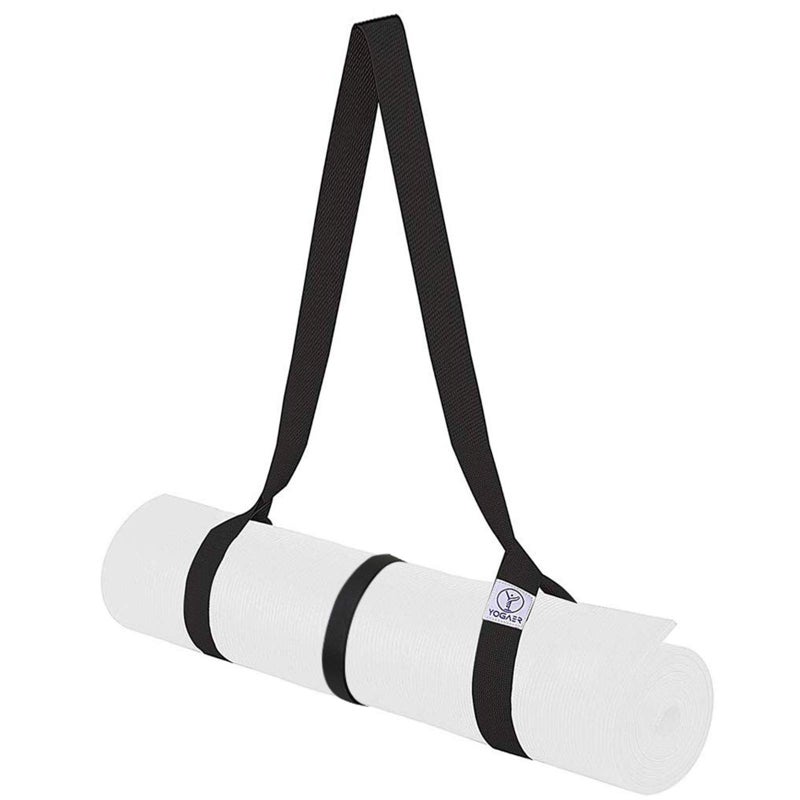 YOGAER Yoga Mat Carrier Strap, Adjustable Thick Straps Sling for Carrying Large Mats, Stretching Band - Image 1
