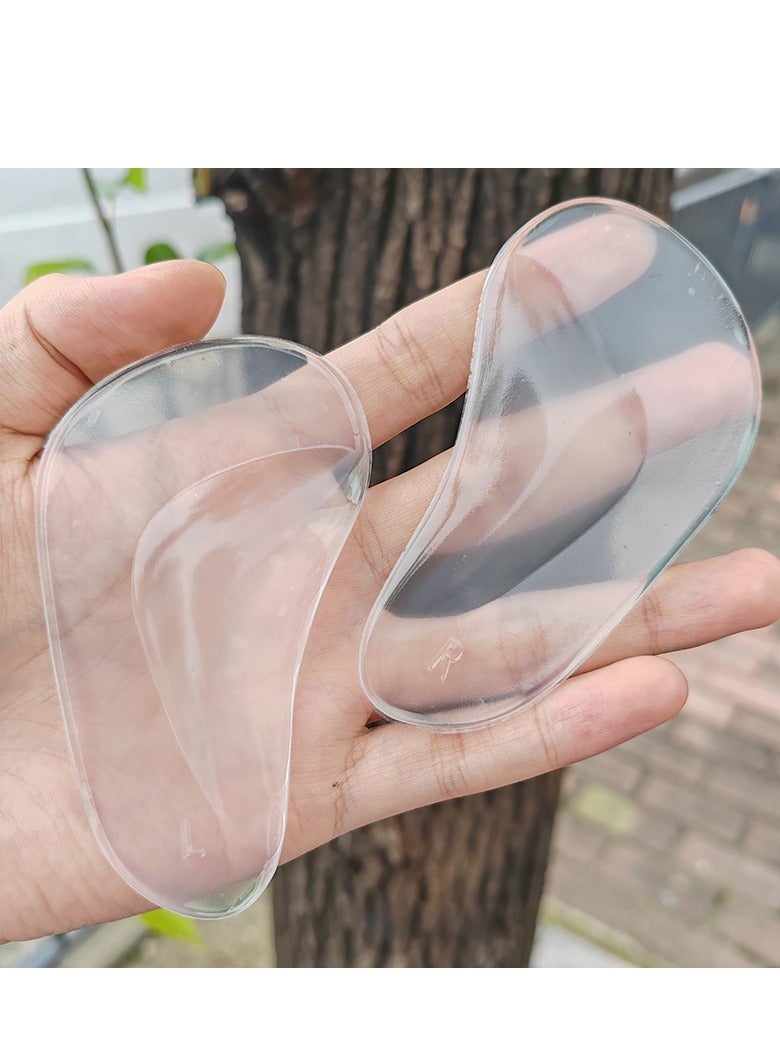 QZ Arch Support Pads For The Soles Of The Feet, Anti-Slip, Inward-Facing Correction, Half-Pad, Foot Valgus, Flat Foot Correction Insoles - Image 1