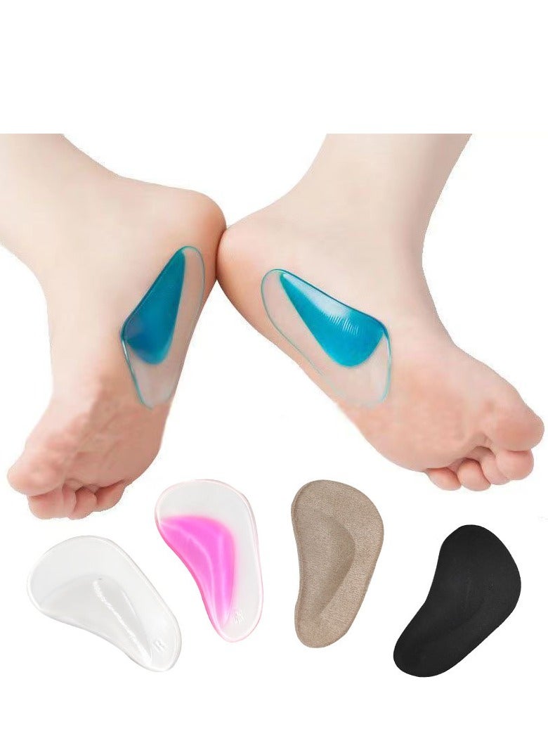 QZ Arch Support Pads For The Soles Of The Feet, Anti-Slip, Inward-Facing Correction, Half-Pad, Foot Valgus, Flat Foot Correction Insoles - Image 4