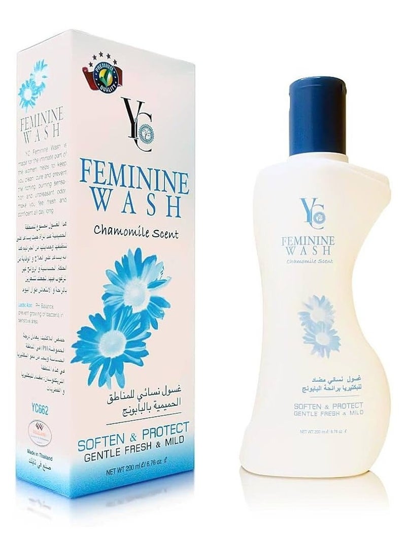 YC Feminine Wash Chamomile Scent 200grams - Image 2