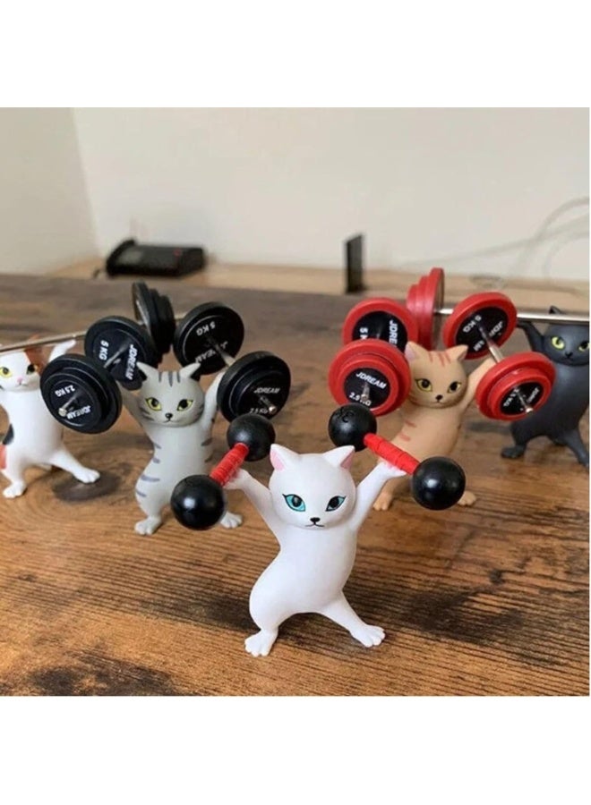 ChicAbode Cute Gifts,Desk Decor,Funny Office Decor,Cat Pen Holder,Funny Office Desk Decor for Women Girls Dancing Cat (5 Cats Set) - Image 4