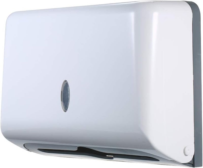 Eacam Paper Towel Dispenser Wall Mounted Paper Towel Holder Box Dispenser Bathroom Toilet Tissue Dispenser Kitchen Paper Towel Dispenser for Hotel Restaurant Home Bathroom - Image 1