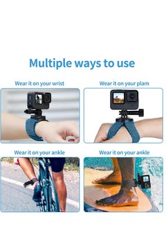 Y&D SYOSI Wrist Mount Strap 360 Rotation Arm Plam Ankle Band Holder Cycling for GoPro Max Hero 10 9 8 7 6 5 Insta360 One R X2 Go2 DJI Osmo Action 2 Camera Accessories  - Image 4